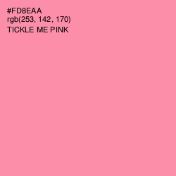 #FD8EAA - Tickle Me Pink Color Image