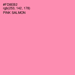 #FD8EB2 - Pink Salmon Color Image