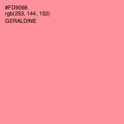 #FD9098 - Geraldine Color Image