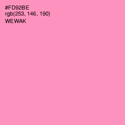 #FD92BE - Wewak Color Image