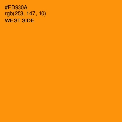 #FD930A - West Side Color Image