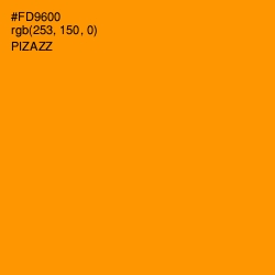 #FD9600 - Pizazz Color Image