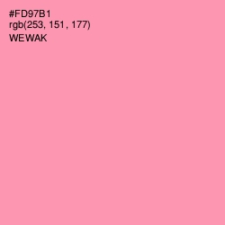 #FD97B1 - Wewak Color Image