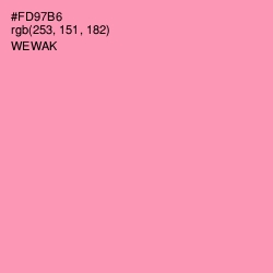 #FD97B6 - Wewak Color Image