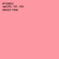 #FD98A2 - Sweet Pink Color Image