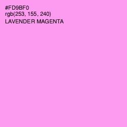 #FD9BF0 - Lavender Magenta Color Image