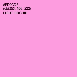 #FD9CDE - Light Orchid Color Image