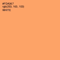#FDA367 - Sandy brown Color Image