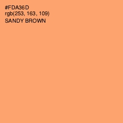 #FDA36D - Sandy brown Color Image