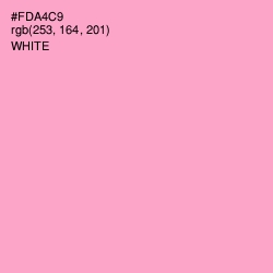 #FDA4C9 - Carnation Pink Color Image