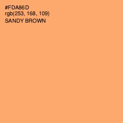 #FDA86D - Sandy brown Color Image