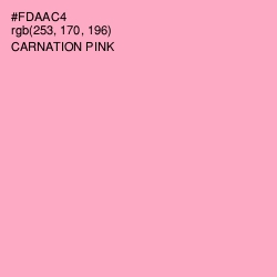 #FDAAC4 - Carnation Pink Color Image