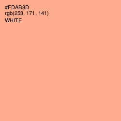 #FDAB8D - Hit Pink Color Image