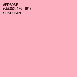 #FDB0BF - Sundown Color Image