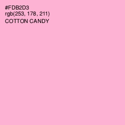 #FDB2D3 - Cotton Candy Color Image