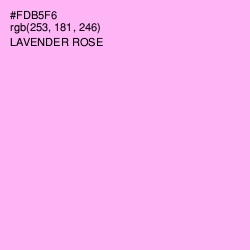 #FDB5F6 - Lavender Rose Color Image