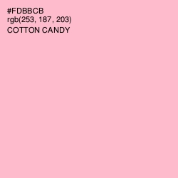 #FDBBCB - Cotton Candy Color Image