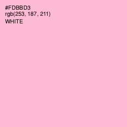 #FDBBD3 - Cotton Candy Color Image
