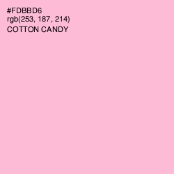 #FDBBD6 - Cotton Candy Color Image