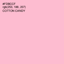 #FDBCCF - Cotton Candy Color Image
