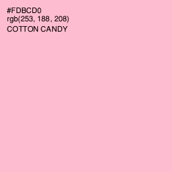 #FDBCD0 - Cotton Candy Color Image