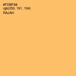 #FDBF68 - Rajah Color Image