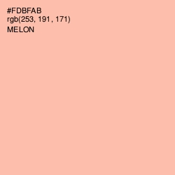 #FDBFAB - Melon Color Image