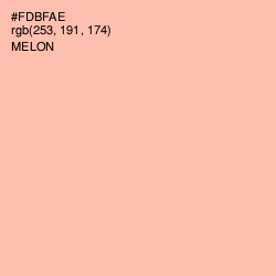 #FDBFAE - Melon Color Image