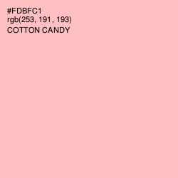 #FDBFC1 - Cotton Candy Color Image
