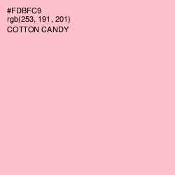 #FDBFC9 - Cotton Candy Color Image