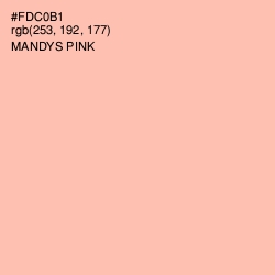 #FDC0B1 - Mandys Pink Color Image