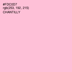 #FDC0D7 - Chantilly Color Image