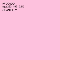 #FDC0DD - Chantilly Color Image