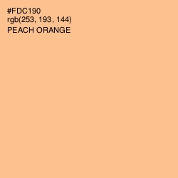 #FDC190 - Peach Orange Color Image