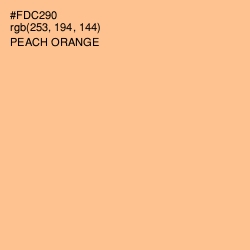#FDC290 - Peach Orange Color Image