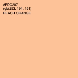 #FDC297 - Peach Orange Color Image