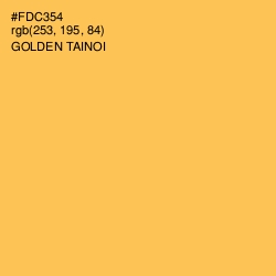 #FDC354 - Golden Tainoi Color Image