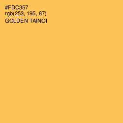 #FDC357 - Golden Tainoi Color Image