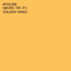 #FDC35B - Golden Tainoi Color Image