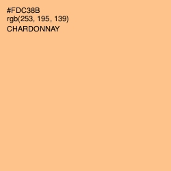 #FDC38B - Chardonnay Color Image