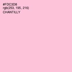 #FDC3D8 - Chantilly Color Image