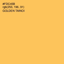 #FDC45B - Golden Tainoi Color Image