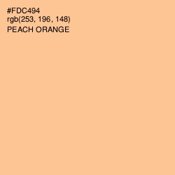 #FDC494 - Peach Orange Color Image