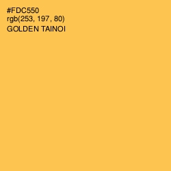 #FDC550 - Golden Tainoi Color Image