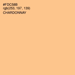 #FDC58B - Chardonnay Color Image