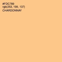 #FDC789 - Chardonnay Color Image