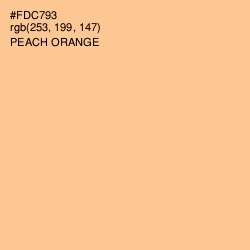 #FDC793 - Peach Orange Color Image