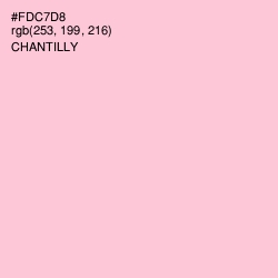 #FDC7D8 - Chantilly Color Image