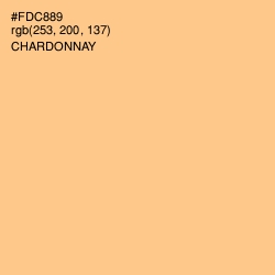 #FDC889 - Chardonnay Color Image