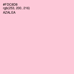 #FDC8D8 - Azalea Color Image